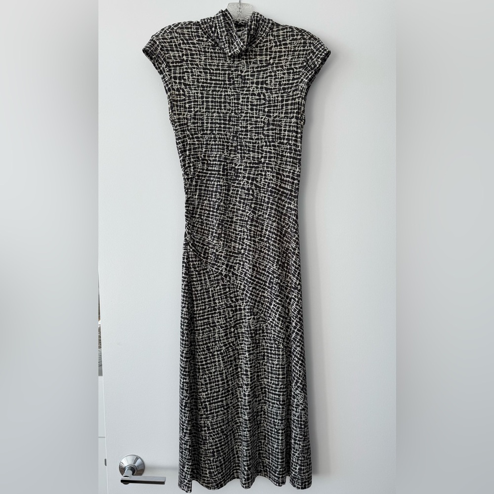 Diane von Fürstenberg Black & White Silk Dress – US Size 6